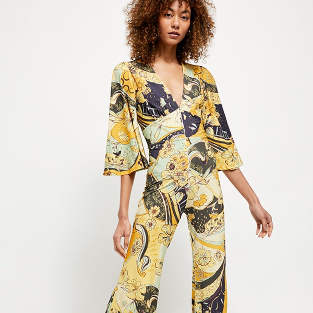 Free People Night Fever Jumpsuit